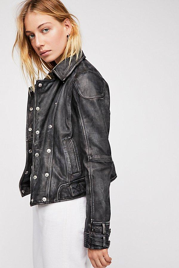Avis Leather Jacket By We The Free At Free People